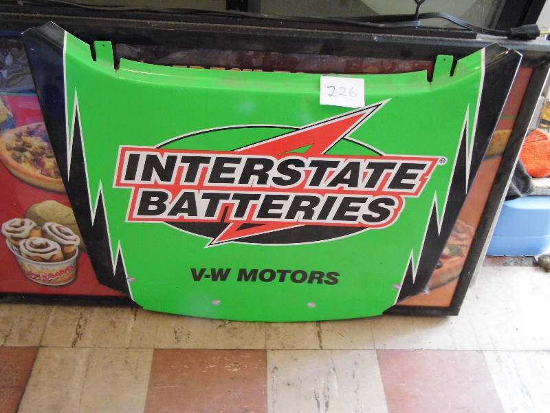 lot 226 image: Interstate Battery Sign
