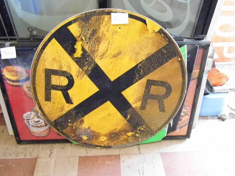 lot 227 image: Rail Road Sign