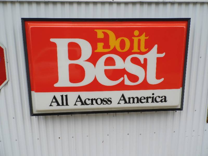lot 304 image: Do It Best Sign
