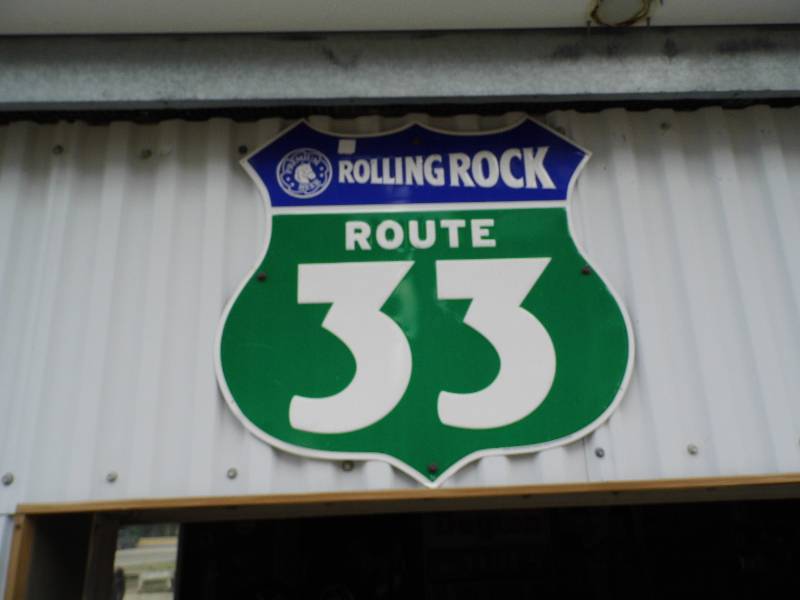 lot 307 image: Route 33 Sign