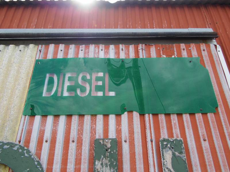 lot 322 image: Diesel Plexiglass Sign