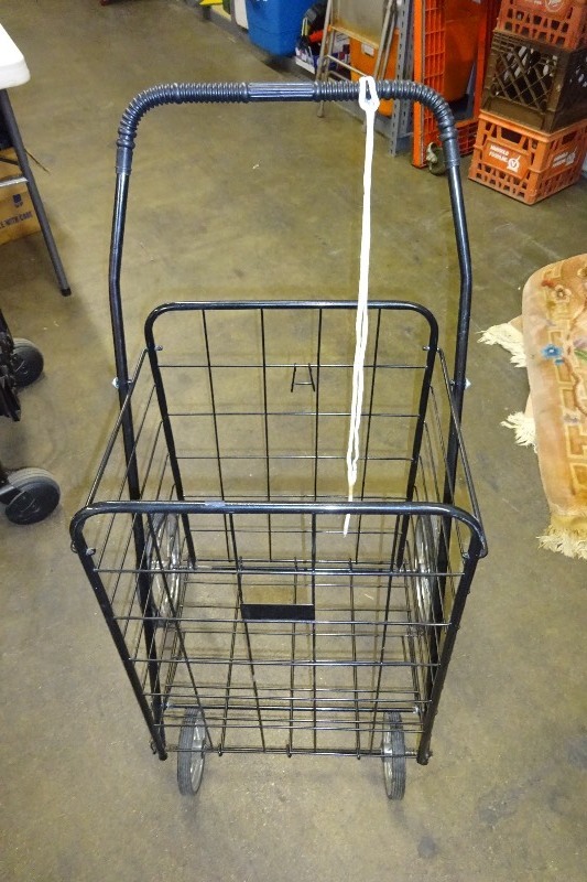 Rolling basket cart
