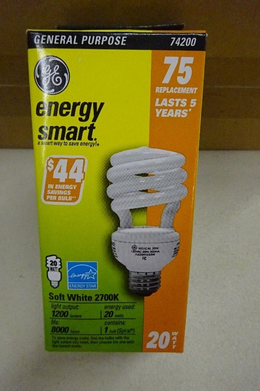 GE 20 watt Energy smart bulbs