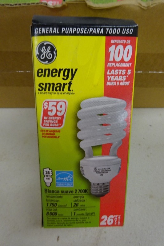 GE 26 watt energy smart bulb