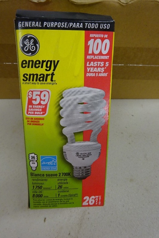GE 26 watt energy smart bulb