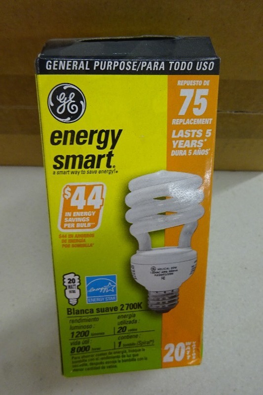 GE 20 watt Energy smart bulbs