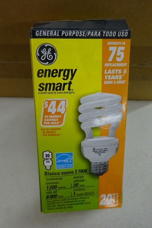 GE 20 watt Energy smart bulbs