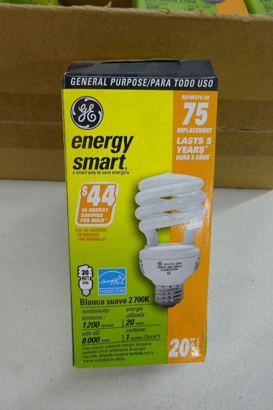 GE 20 watt Energy smart bulbs
