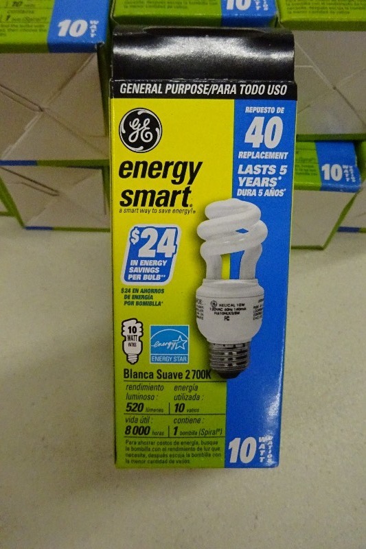 GE 10 Watt Energy saver bulb