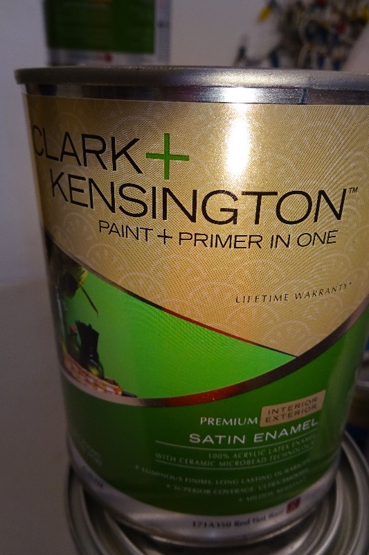 Clark Kensington Eggshell enamel Red tint base