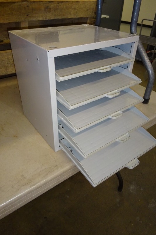 5 pull out drawers in hardware case