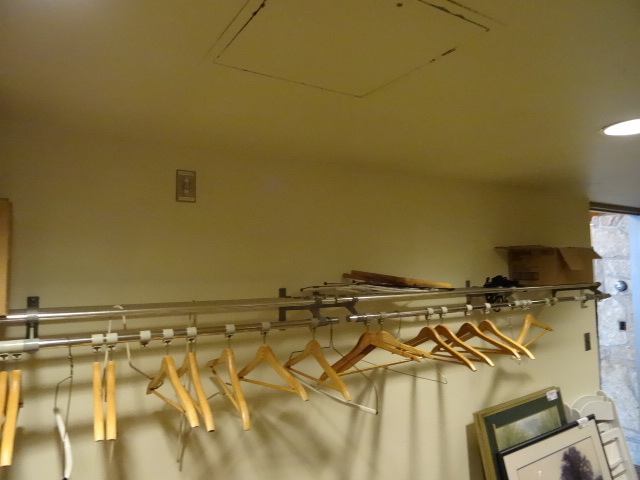 lot 11 image: Wall Hanging Coat Rack 2 Sections
