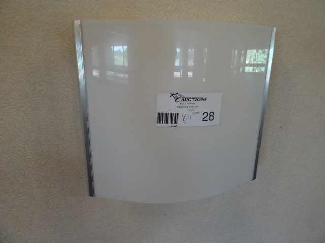 lot 28 image: Wall Mounted Lights. 13 X 11 Qty 14