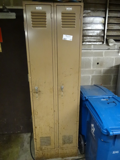 lot 83 image: 2 Door Locker Unit 24 X 21 X 78