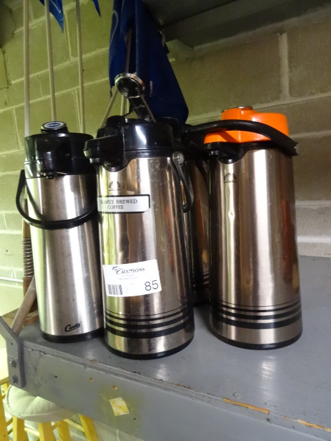 lot 85 image: Coffee Air Pots Qty 7
