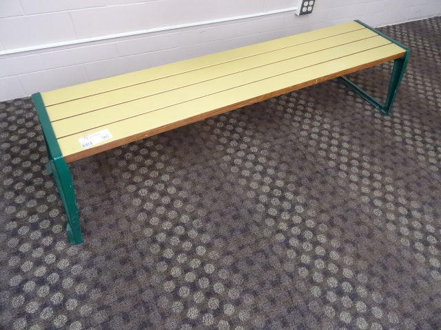 lot 98 image: 71 X 16 X 17 Bench Par Aide Brand