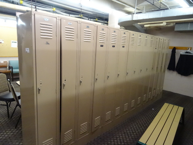 lot 111 image: 14 Bank Single Sided Locker Unit