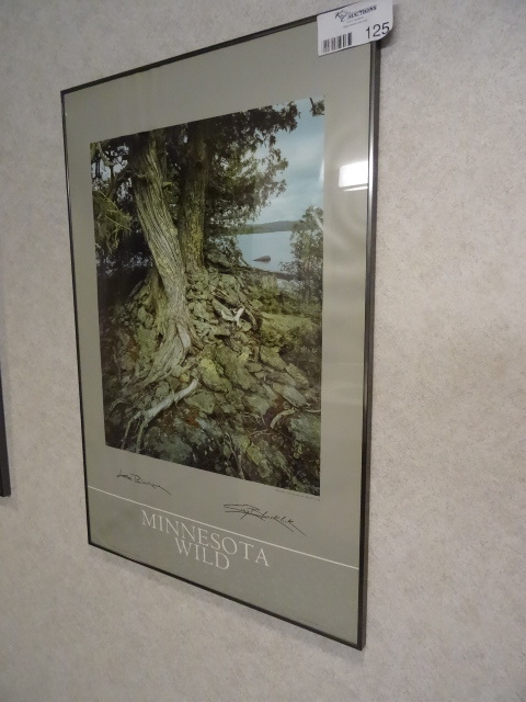 lot 125 image: Minnesota Wild Framed Print