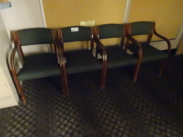 lot 139 image: 4 Matching Wood Framed Side Chairs