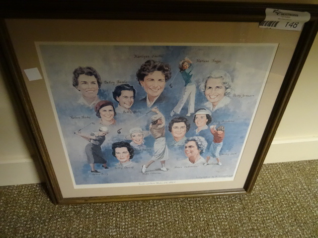 lot 148 image: Founders and Members of the LPGA Print