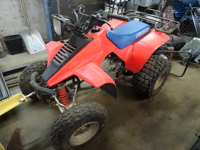 Where Is The Serial Number On A Suzuki Quadrunner 250