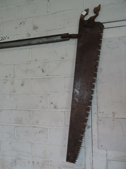 lot 50 image: Vintage Log Saw