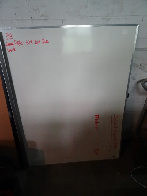 lot 56 image: 48 X 36 White Board