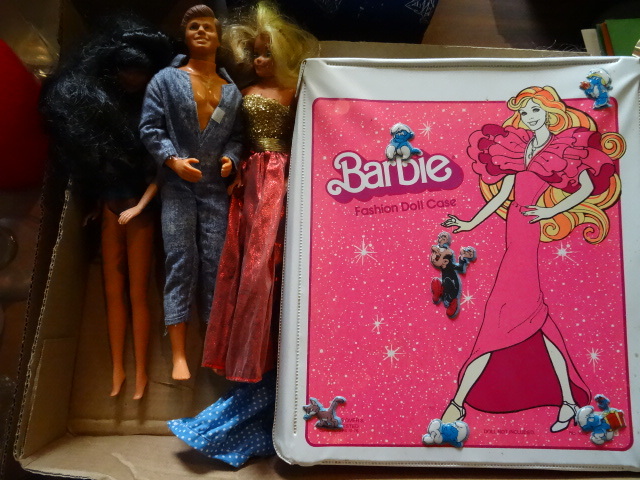 lot 82 image: Vintage Barbie and Ken Dolls