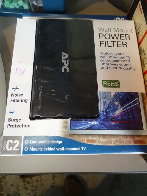 lot 138 image: APC Wall Mount Power Filter
