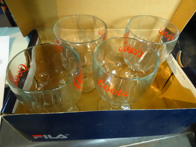 lot 142 image: Coors Beer Glasses