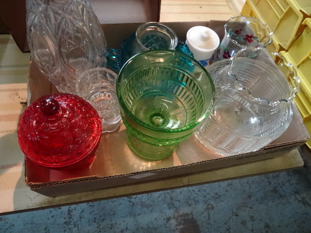 lot 156 image: Misc Glassware Some Colored