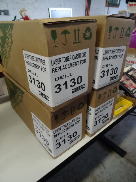 lot 191 image: Laser Toner Cartridges Dell 3130