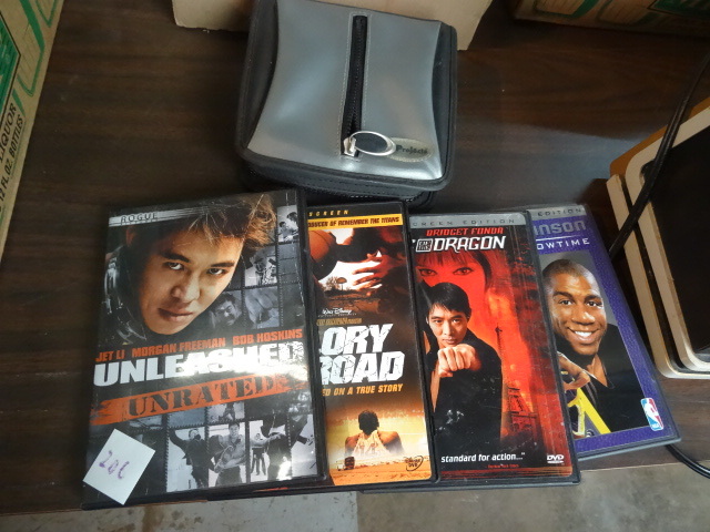 lot 206 image: CD Case, Misc DVDs