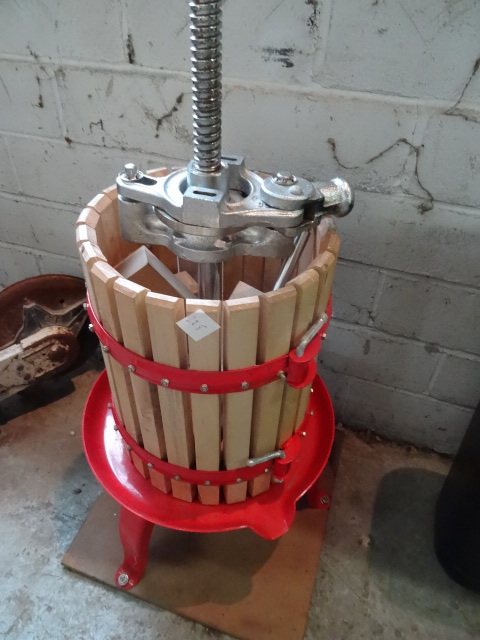 lot 225 image: Brand New Hand Grape Press