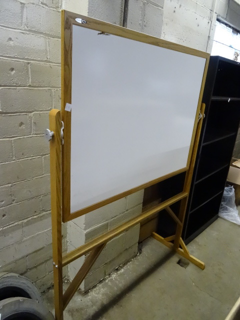 lot 235 image: Double Sided White Board 52 X 71