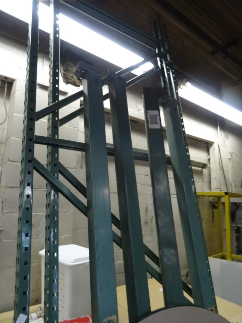lot 245 image: Pallet Rack Section 2 Uprights 42 X 144
