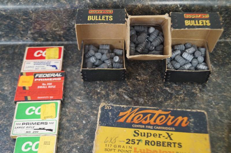 lot 51 image: Primers, Bullets & Brass