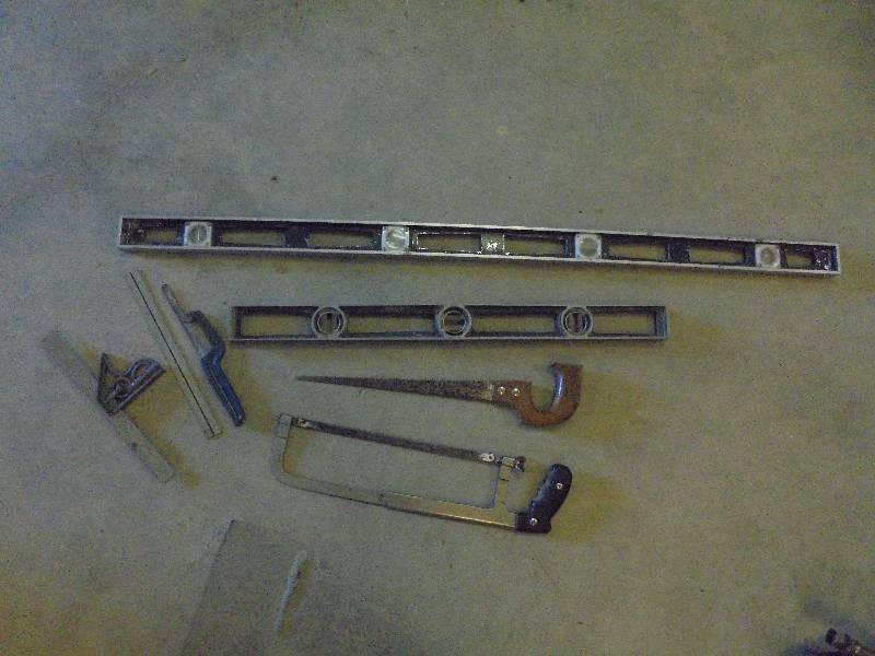 Hand Saws, Level & Square