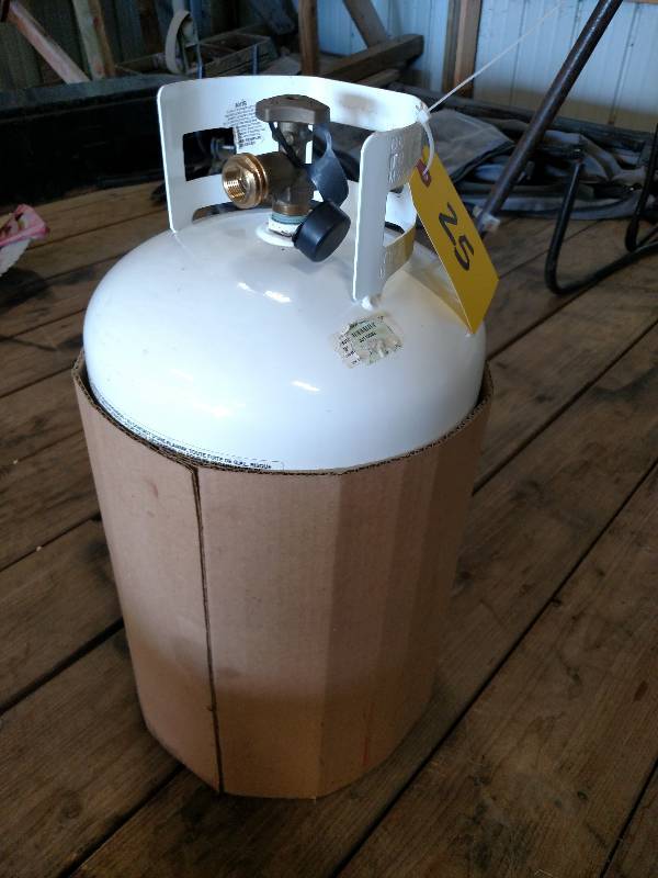 lot 25 image: 30 lb. LP Gas Tank, NewUnused...