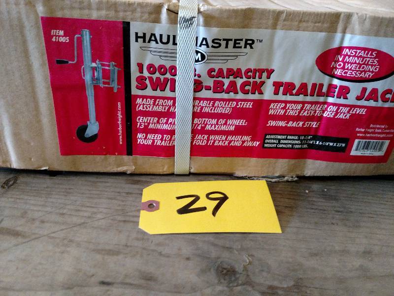 lot 29 image: Haul Master 1000 lb. Swivel-Back Tr...