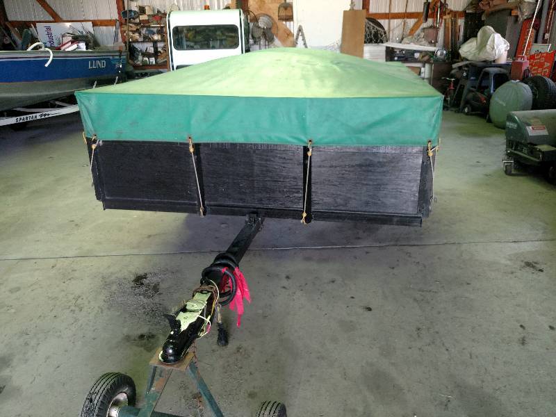 lot 6 image: Homemade Tilt Trailer, 8 x 72, Fi...