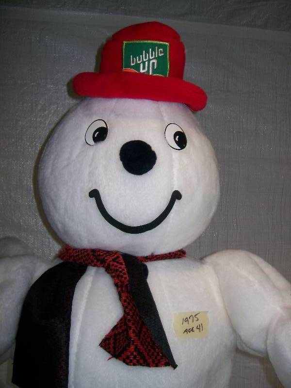 lot 52 image: Pair Bubble Up advertising snowmen