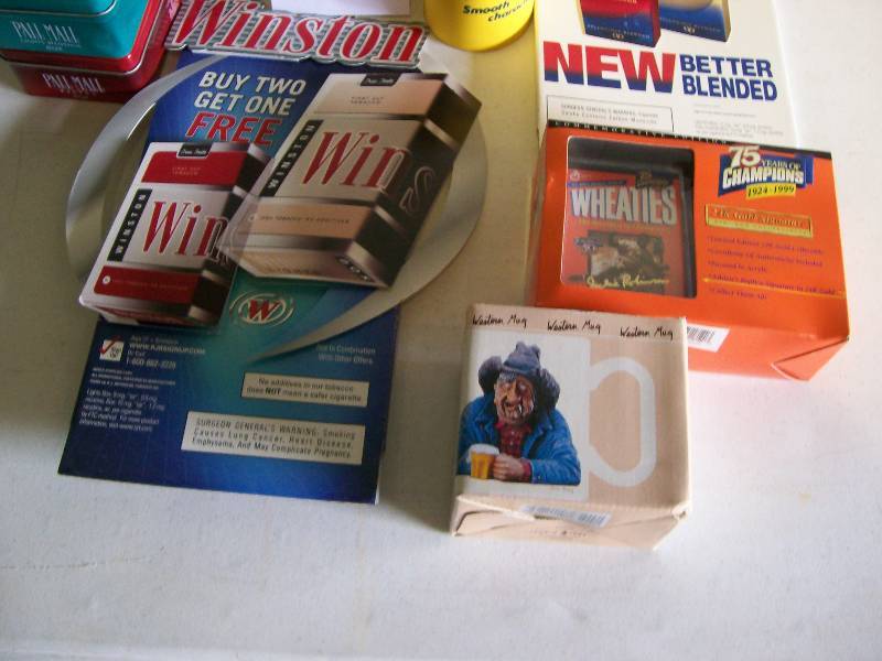 lot 58 image: Tobacco advertising pieces