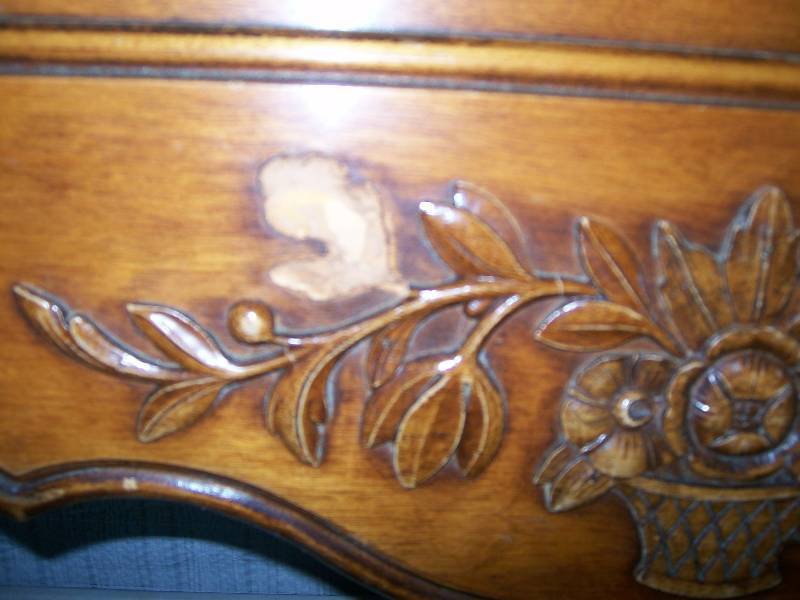 lot 61 image: antique full bed fram