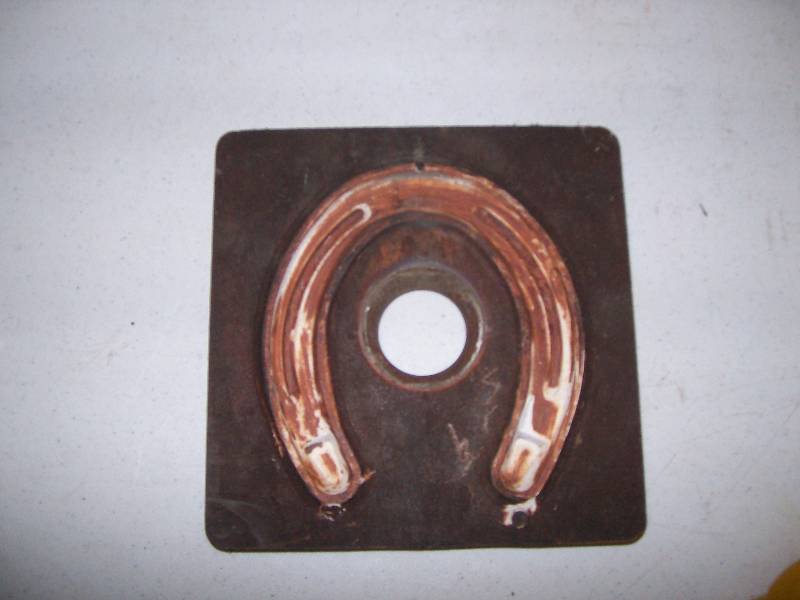 lot 80 image: Letterman jacket & Horsheshoe Mold