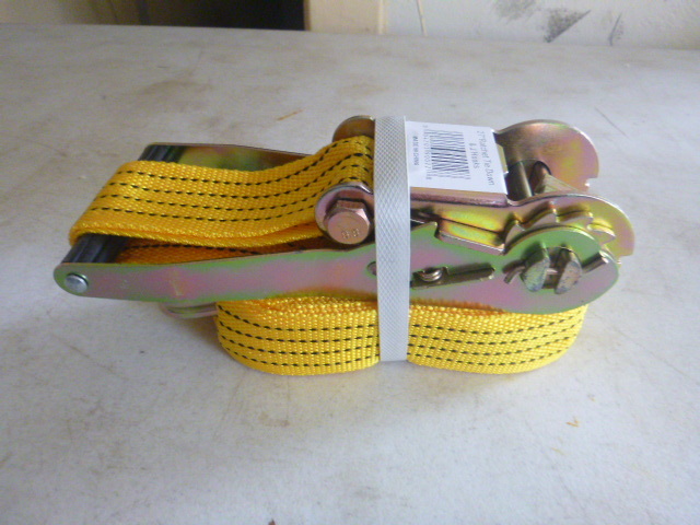 Ratchet Tie-Down with J Hooks