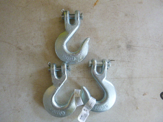 3 Clevis Slip Hooks
