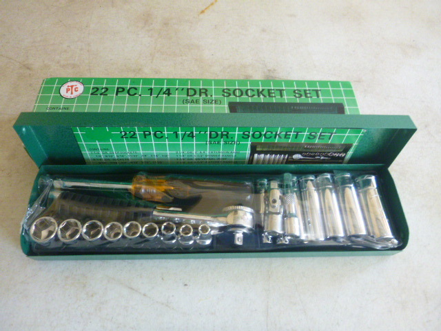 PTC 22 Piece 14 Drive Socket Set