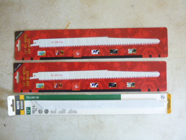 3 Reciprocating Saw Blades