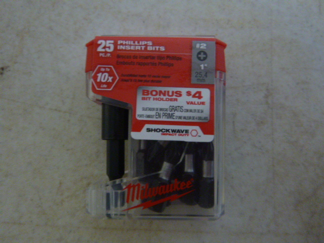 Milwaukee Phillips Bits